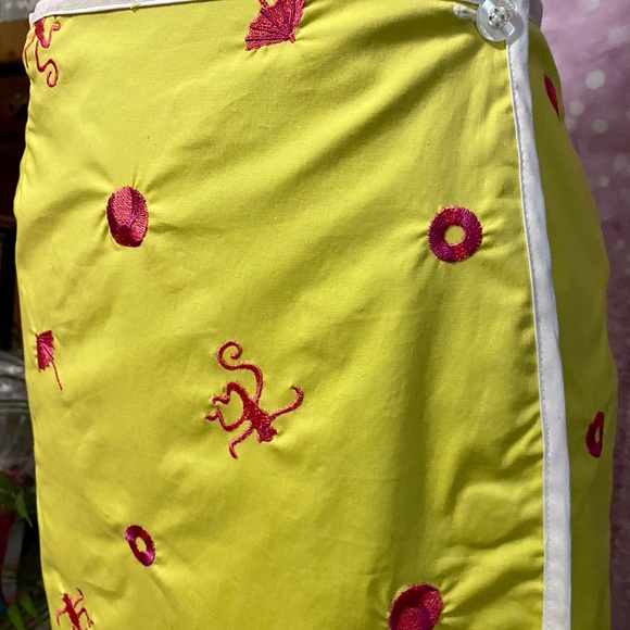 Lily Pulitzer reversible wrap around skirt - Picture 6 of 14